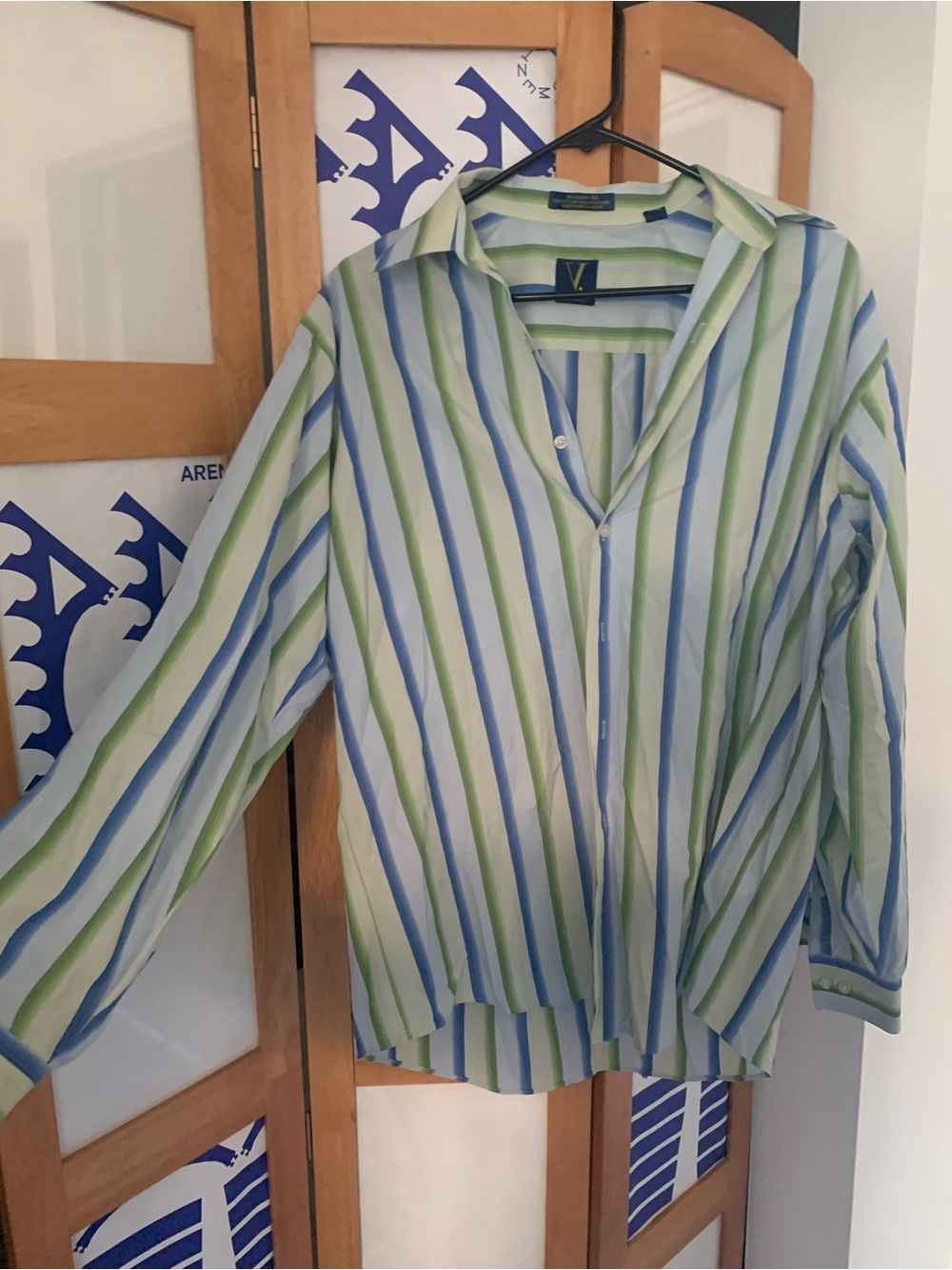 Van Heusen Striped Button Up